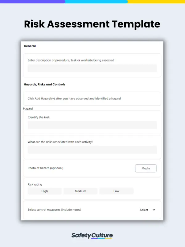 Risk Assessment Template