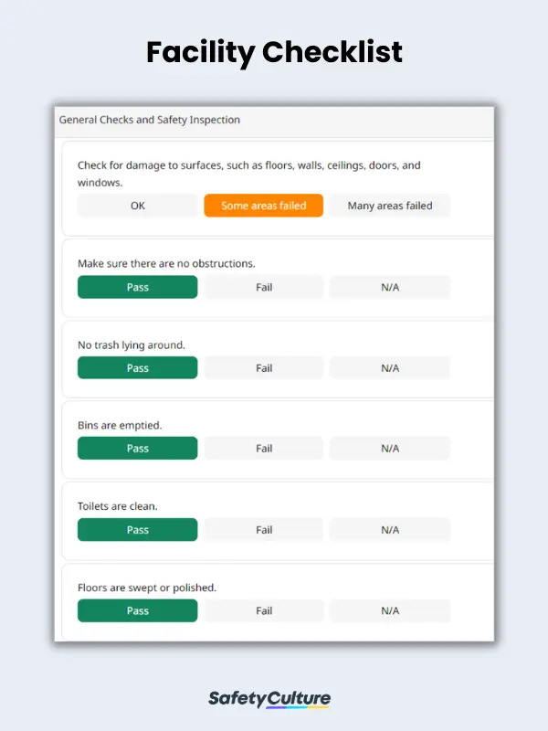 Facility Checklist