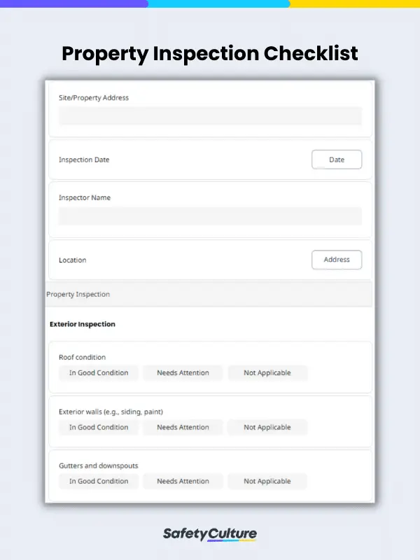 Property Inspection Checklist