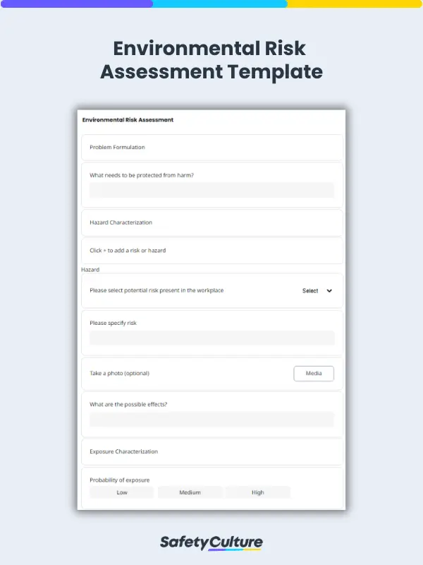 Environmental Risk Assessment Template