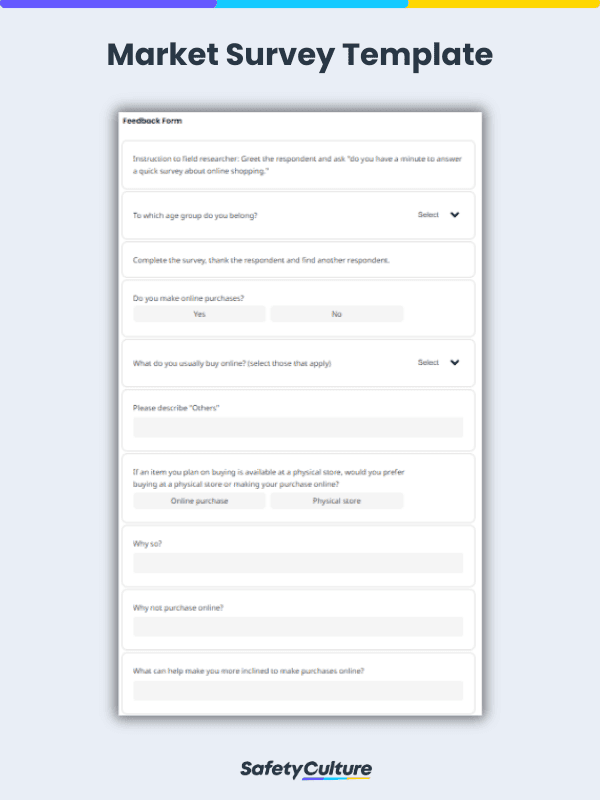 market survey template