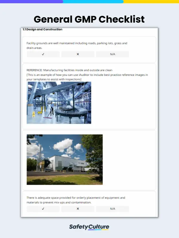 GMP Audit Checklist