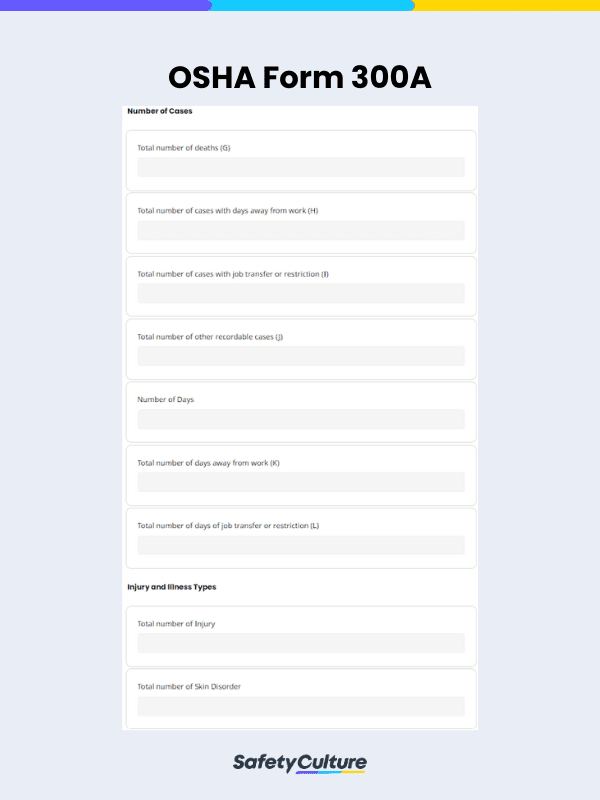 OSHA Form 300A