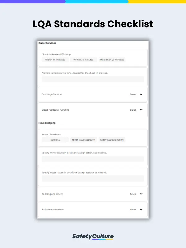 LQA Standards Checklist