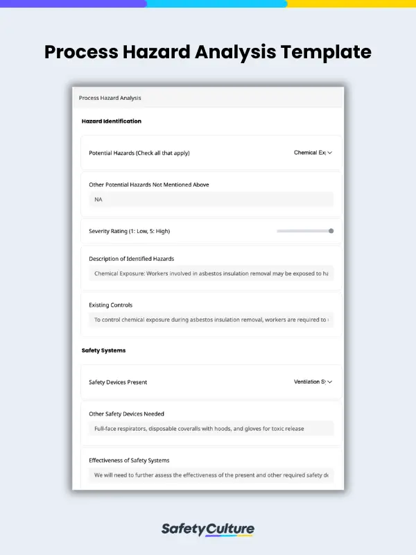 Process Hazard Analysis Template