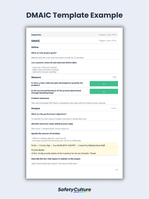 DMAIC Template